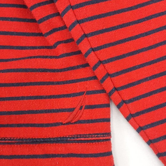 Stripped Nautica TurtleNeck Zipper Sweater - Picture 6 of 8